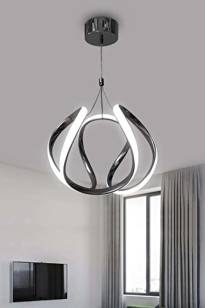 Arya Topsuz Led Avize 2 mt - Salon & Oturma Odası Avizesi