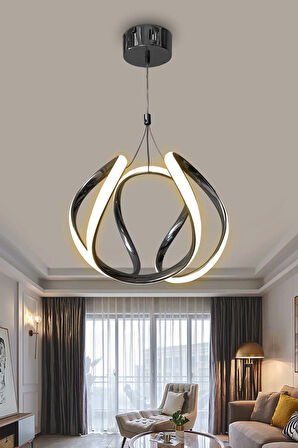 Arya Topsuz Led Avize 2 mt - Salon & Oturma Odası Avizesi