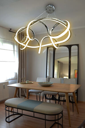 Kuzey Kıvrım Masaüstü Led Avize 