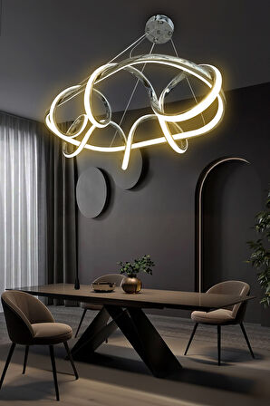 Kuzey Kıvrım Masaüstü Led Avize 