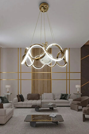 Drift Modeli Modern Sarkıt Led Avize 