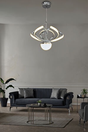 Dron Tek Top 2 modern Sarkıt Led Avize 