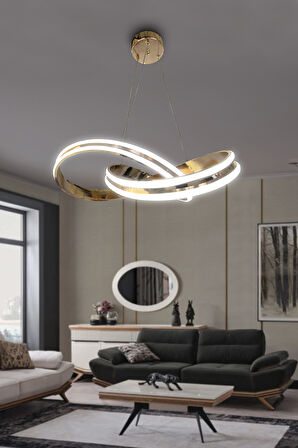 Kardelen Çift Yönlü Sıra Modern Sarkıt Avize, Salon Avizesi 