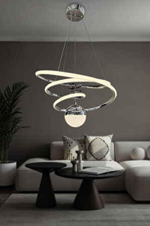 Eylül Büyük Modern Sarkıt Ledli Avize 