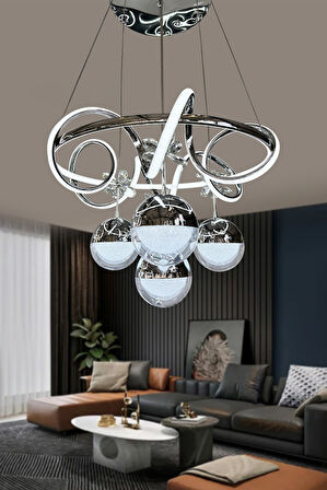 Kuzey İthal Küre 4 Toplu Led Avize 