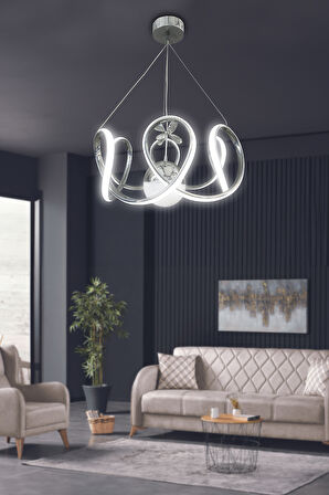 Melisa Modern Sarkıt Led Avize Powerled Lümen Gücü Yüksek 