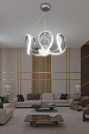 Melisa Modern Sarkıt Led Avize Powerled Lümen Gücü Yüksek 