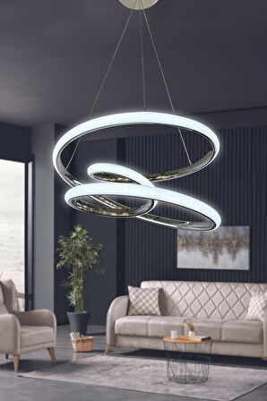 Eylül 2 mt Led Avize - Salon & Oturma Odası Avizesi