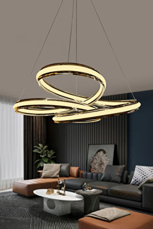 Sirius Çift Yönlü Kıvrım Salon, Oturma Odası, Mutfak Avizesi 