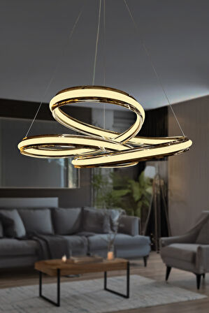 Sirius Çift Yönlü Kıvrım Salon, Oturma Odası, Mutfak Avizesi 