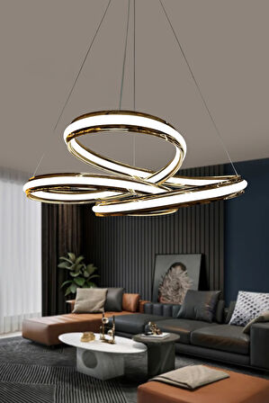 Sirius Çift Yönlü Kıvrım Salon, Oturma Odası, Mutfak Avizesi 