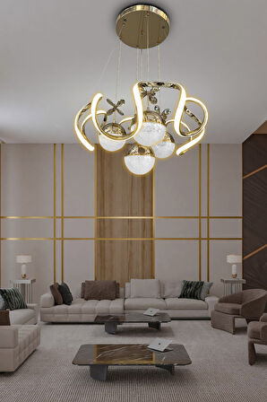 Arya 4 Toplu Sarkıt Led Avize 