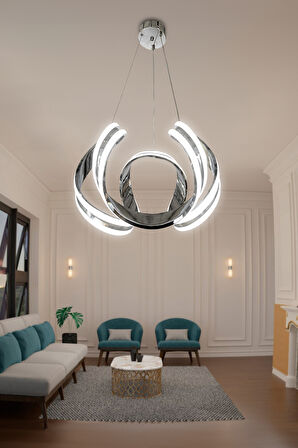 Arya Çift Yönlü Sıralı Led Avize 