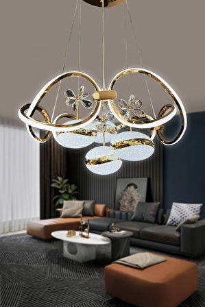 Lucia 4 Toplu Sarkıt İthal Led Avize