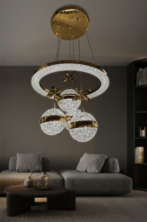 Lina 4 lü Modern  Sarkıt Led Avize