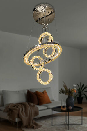 Lumina 4 lü Modern Sarkıt Led Avize