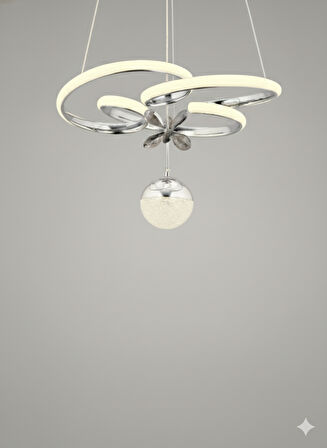 Florya Tek Top Sarkıt 3 Renk Led Avize