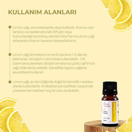 Onka Farma Limon Yağı 