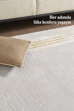 Salon Halısı Oturma Odası Halısı Mutfak Halısı Polyester Halı Gold Halı Modern Halı Yumuşak Halı