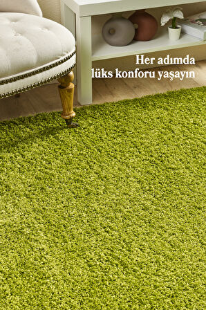 Modern Desensiz Yeşil Halı Salon Halısı Oturma Odası Halısı Çocuk Halısı Yumuşak Halı Özel Ölçü Halı