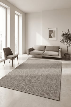 Naturel Bukleli Halı Kahve Halı Salon Halısı Mutfak Halısı Yolluk Oeko-Tex Sertifikalı Silinebilir