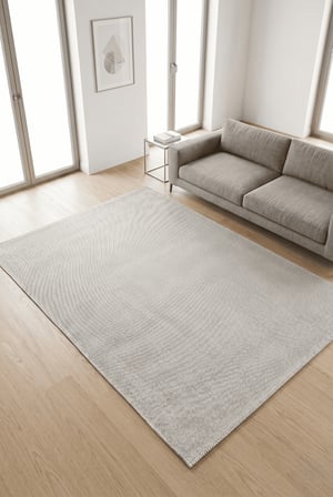 Naturel Bukleli Halı Krem Halı Salon Halısı Mutfak Halısı Yolluk Oeko-Tex Sertifikalı Silinebilir