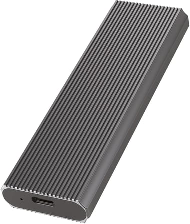 Juo JHD35 M.2 SATA ve NVMe SSD Dual Protocol Disk Kutusu Type-C USB 3.1 10Gbps Alüminyum 4TB Destekli Harici SSD Disk Kutusu
