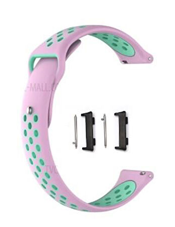 Oppo Watch 46mm Silikon Delikli Kordon - Aparat Dahil