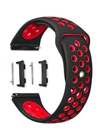 Oppo Watch 46mm Silikon Delikli Kordon - Aparat Dahil
