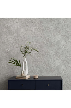 Modern Tasarım Duvar Kağıdı, Gümüş, Gri, Icon 24109-1, 16,50 M²