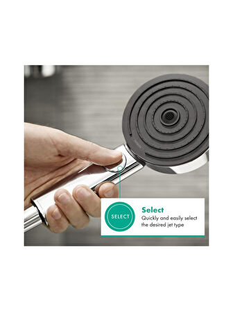 Hansgrohe Pulsify Select S 105 3 Jet Relaxation Krom