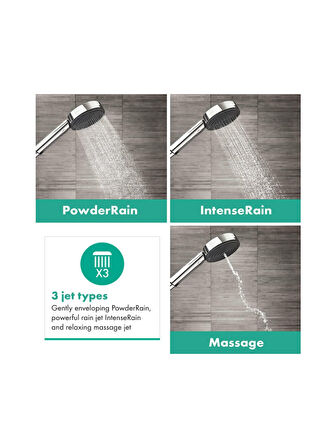 Hansgrohe Pulsify Select S 105 3 Jet Relaxation Krom