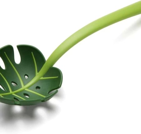 Yaprak Kepçe,Jungle Servis Kaşığı, Jungle Spoon Mutfak Kaşığı, Yaprak Servis Kaşığı,-