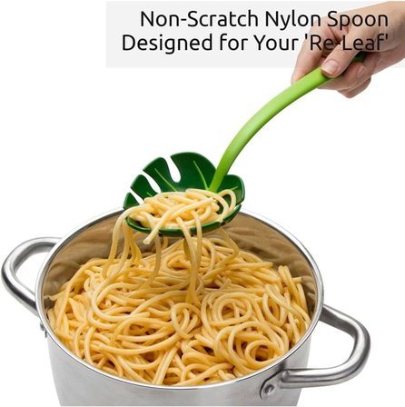 Yaprak Kepçe,Jungle Servis Kaşığı, Jungle Spoon Mutfak Kaşığı, Yaprak Servis Kaşığı,-