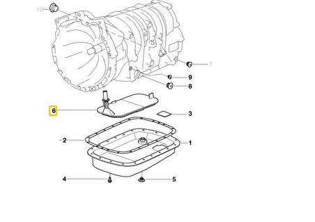 BMW E46 E83 VE Z3 OTOMATİK ŞANZUMAN FİLTRESİ FEBİ 24117557070