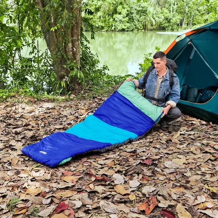 WanderLite 2'si 1 Arada Uyku Tulumu ve Hava Yastığı, 80 x 29,5 x 3,5 İnç veya 2,03 m x 75 cm x 9 cm