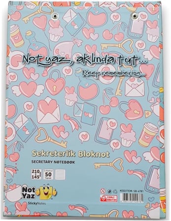 SEKRETERLİK BLOKNOT (PEMBE)