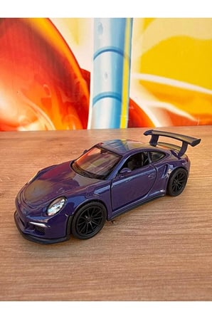 Porsche 911 GT3 RS Diecast Model Çekbırak Araba 2016 Porsche 911 GT3 RS Model Araba