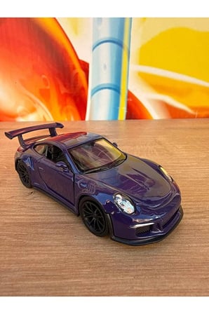 Porsche 911 GT3 RS Diecast Model Çekbırak Araba 2016 Porsche 911 GT3 RS Model Araba
