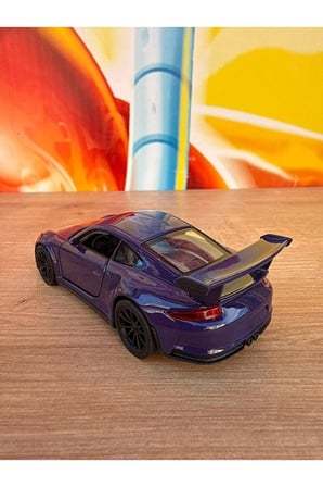 Porsche 911 GT3 RS Diecast Model Çekbırak Araba 2016 Porsche 911 GT3 RS Model Araba