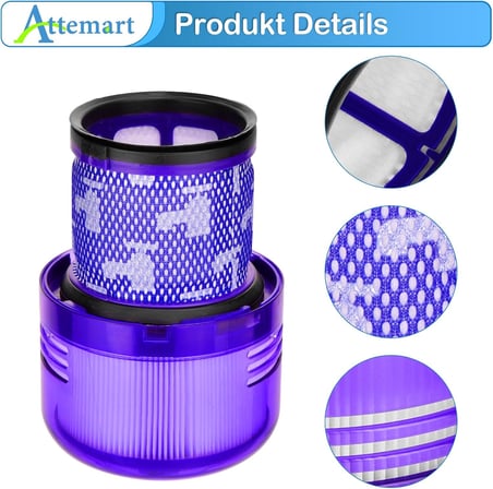 Dyson V15 V11 Sv17 Sv14 Sv22 Elektrikli Supurgeleri İcin Filtre, V11 Absolute Extra Pro V15 Animal Torque Detect Drive Total Clean İcin Dyson Yedek Parcalari Dyson 970013 02 Ve 97001302'Yi Degistirin