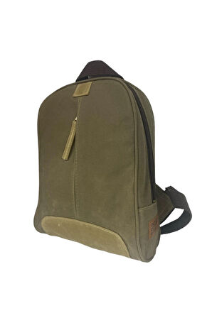 Vintage Kanvas Su Geçirmez Design Unisex Günlük Gezi Seyahat Sırt Çantası 22x34 cm