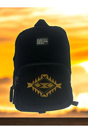 Kaliteli Mini Vintage Salaş Disayn Günlük Sırt Gezi Çantası 19 Cm X 34 Cm