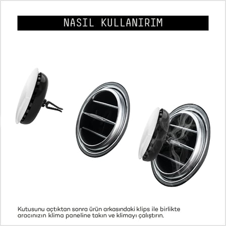 Spin Araba Klima Kokusu - Vanilya Paçuli Aromalı Oto Kokusu | BPA &amp; Sıvı İçermez | 90 Gün Etkili Araç Kokusu (ANGELIC)