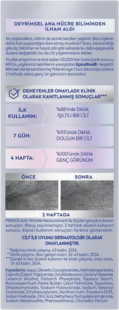 Cellular Epigenetics Rejuvenating Yaşlanma Karşıtı Cilt Serumu 30 ml, Dolgunlaştırıcı,Nemlendirici,Sıkıaştırıcı,Hyaluronik Asit