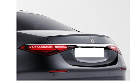 Mercedes W223 Uyumlu Piano Black Spoiler 2021+