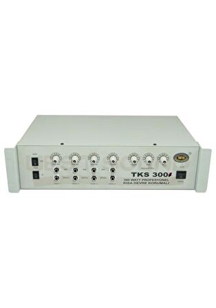 Tks 300 TR - 300 Watt 6 Kanal Mikser Amfi