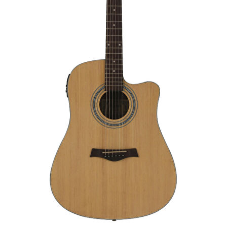 Kozmos IW-240CE Elk.Akustik Gitar, Natural Renk