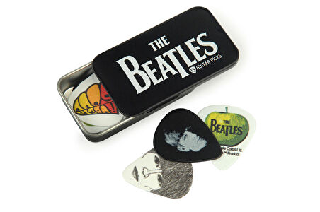 BEATLES PICK TIN-LOGO  ABD