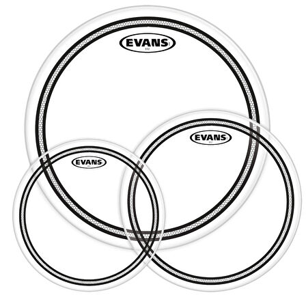 DERİ SETİ 10+12+16 EC2S TOM CLEAR ROCK KİT RİNGLİ